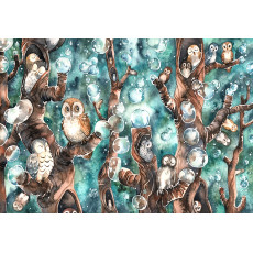 Original Painting - Owl Kingdom